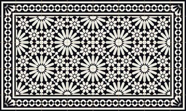 שטיח פיויסי טנג'יר שחור