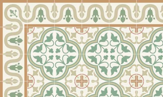 שטיח פיויסי אנדריאה ירוק