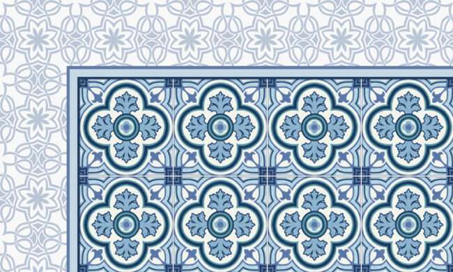 שטיח פיויסי הנרי כחול