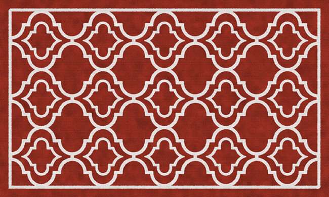 שטיח פיויסי דלהי אדום