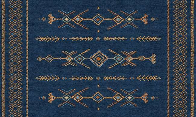 שטיח פיויסי עבה טנריף כחול