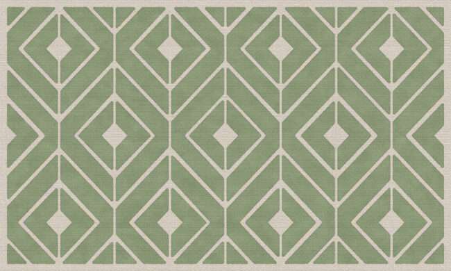 שטיח פיויסי עבה קאיה מלא ירוק