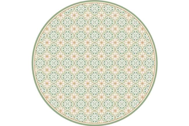 שטיח פיויסי עגול אנדריאה ירוק