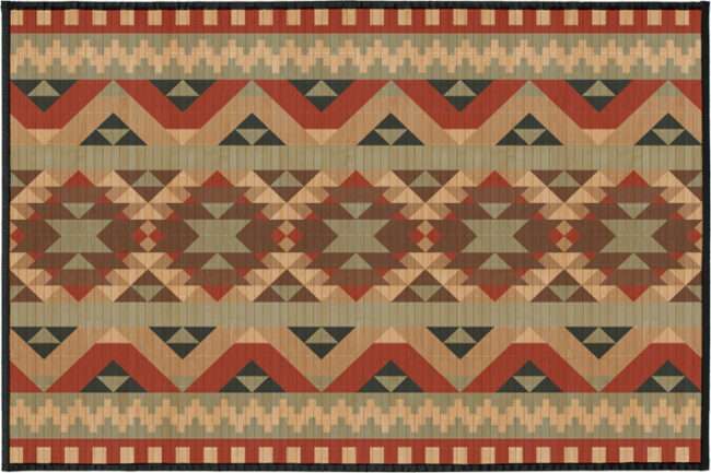 שטיח במבוק מאיה צבעוני