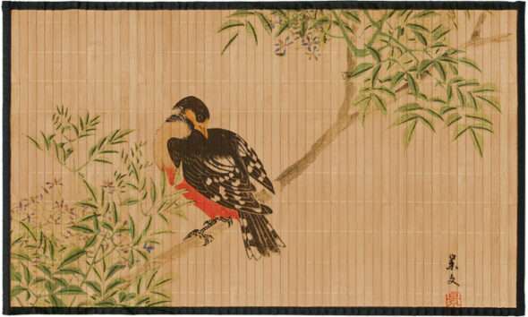 שטיח במבוק יפני 9 צבעוני