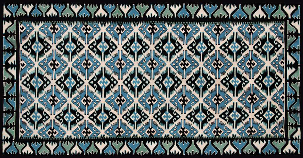 שטיח פיויסי מוסקט כחול