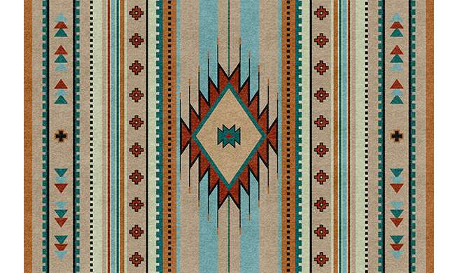 שטיח פיויסי קשקאי צבעוני