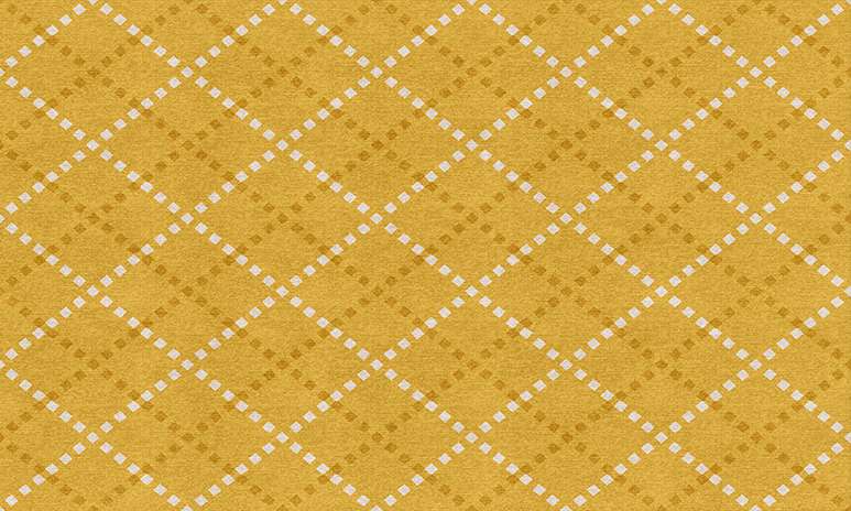 שטיח פיויסי עבה לנדוור צהוב