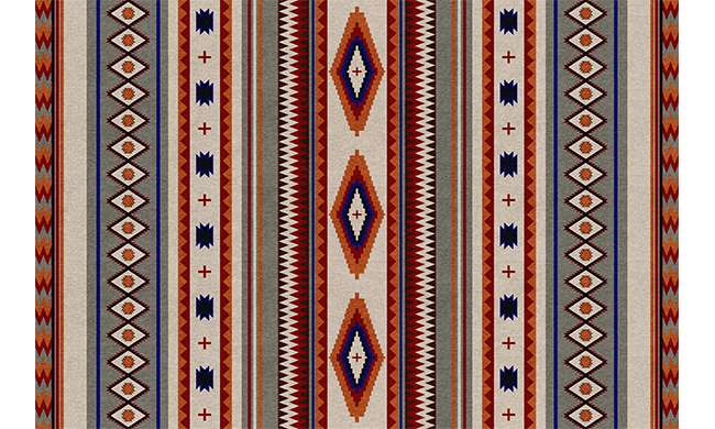 שטיח פיויסי עבה סומאק צבעוני